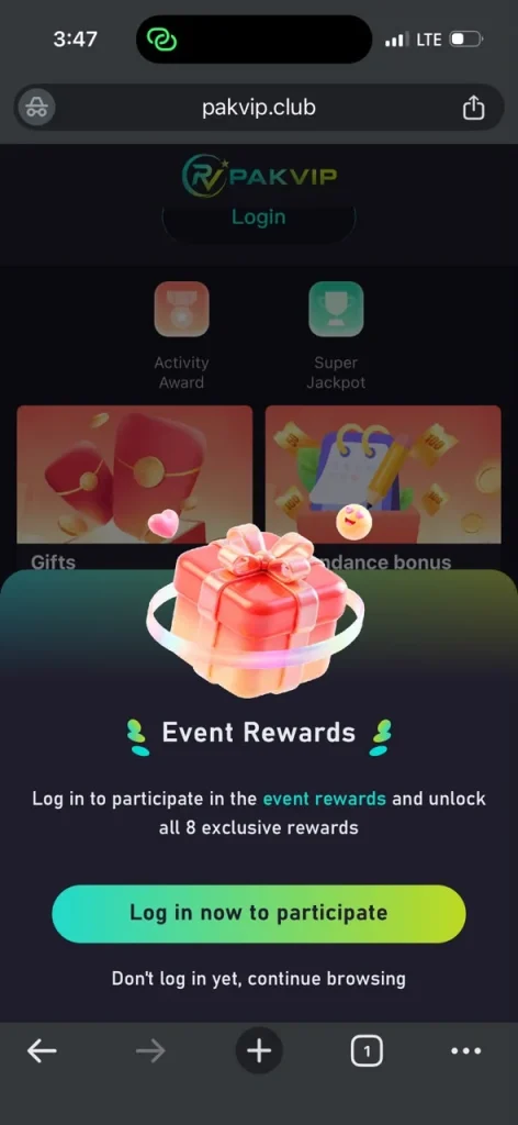 PAK VIP Deposit