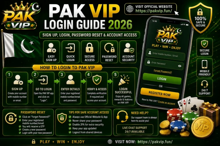 PAK VIP Login