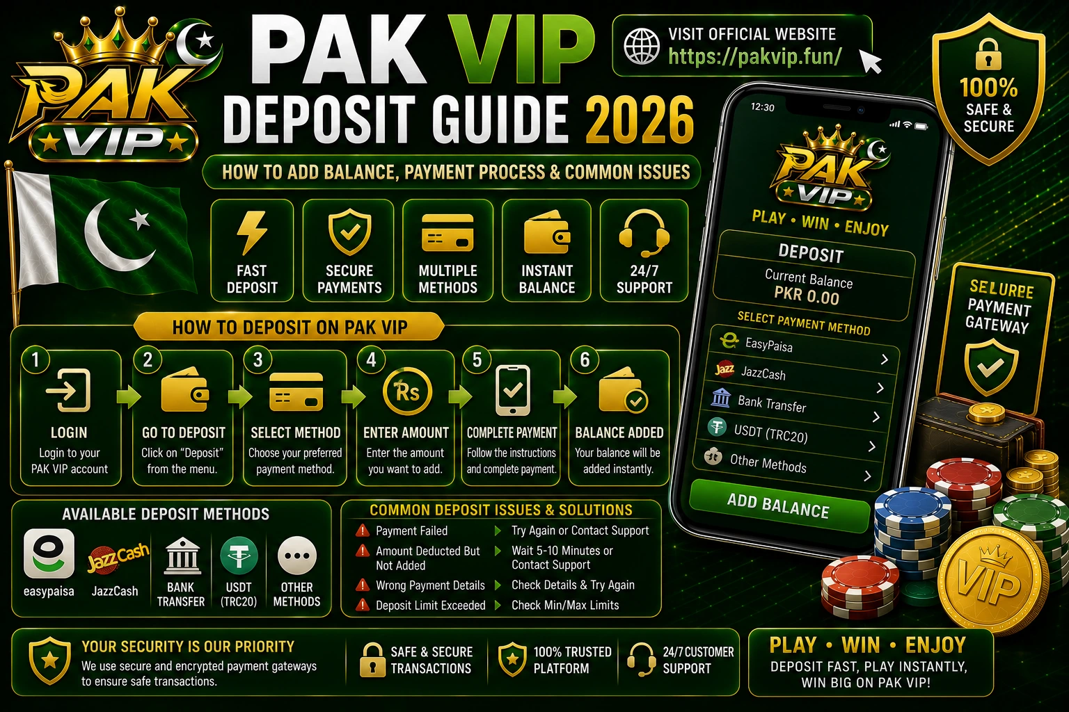 PAK VIP Deposit